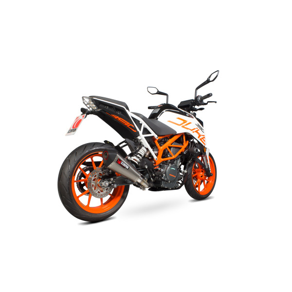 Scorpion Exhaust KTM Duke 390 2017 - 2020 Serket Taper Slip-on Titanium Sleeve